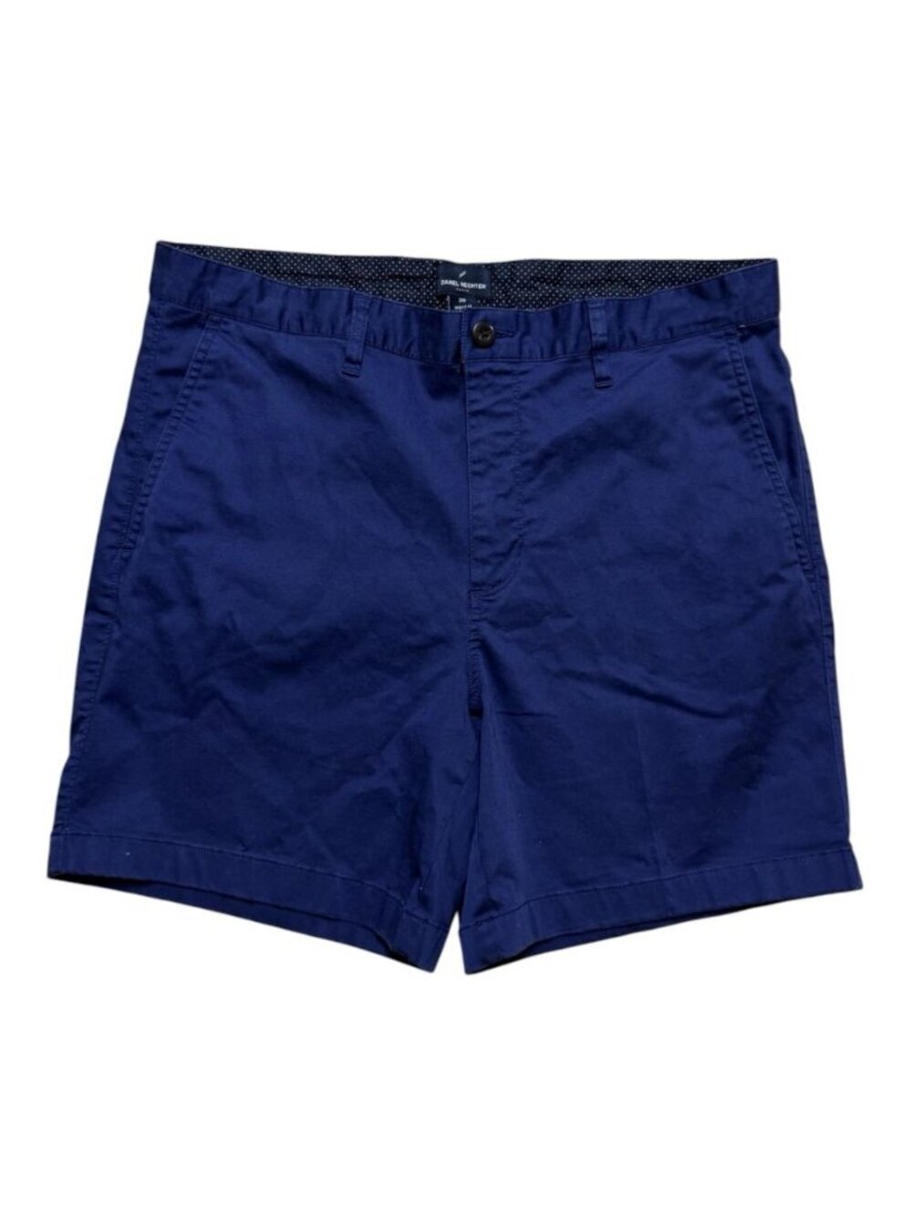 Daniel Hechter Paris Navy Chino Shorts Men’s Size 36 Cotton Lyocell Stretch